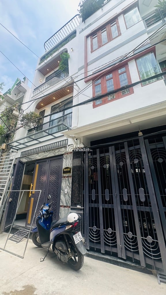 NHÀ MỚI XÂY ĐẸP MÊ LY - 4 TẦNG BTCT HẺM XE HƠI - ĐƯỜNG PHAN HUY ÍCH - PHƯỜNG 15 - TÂN - 40M2 -