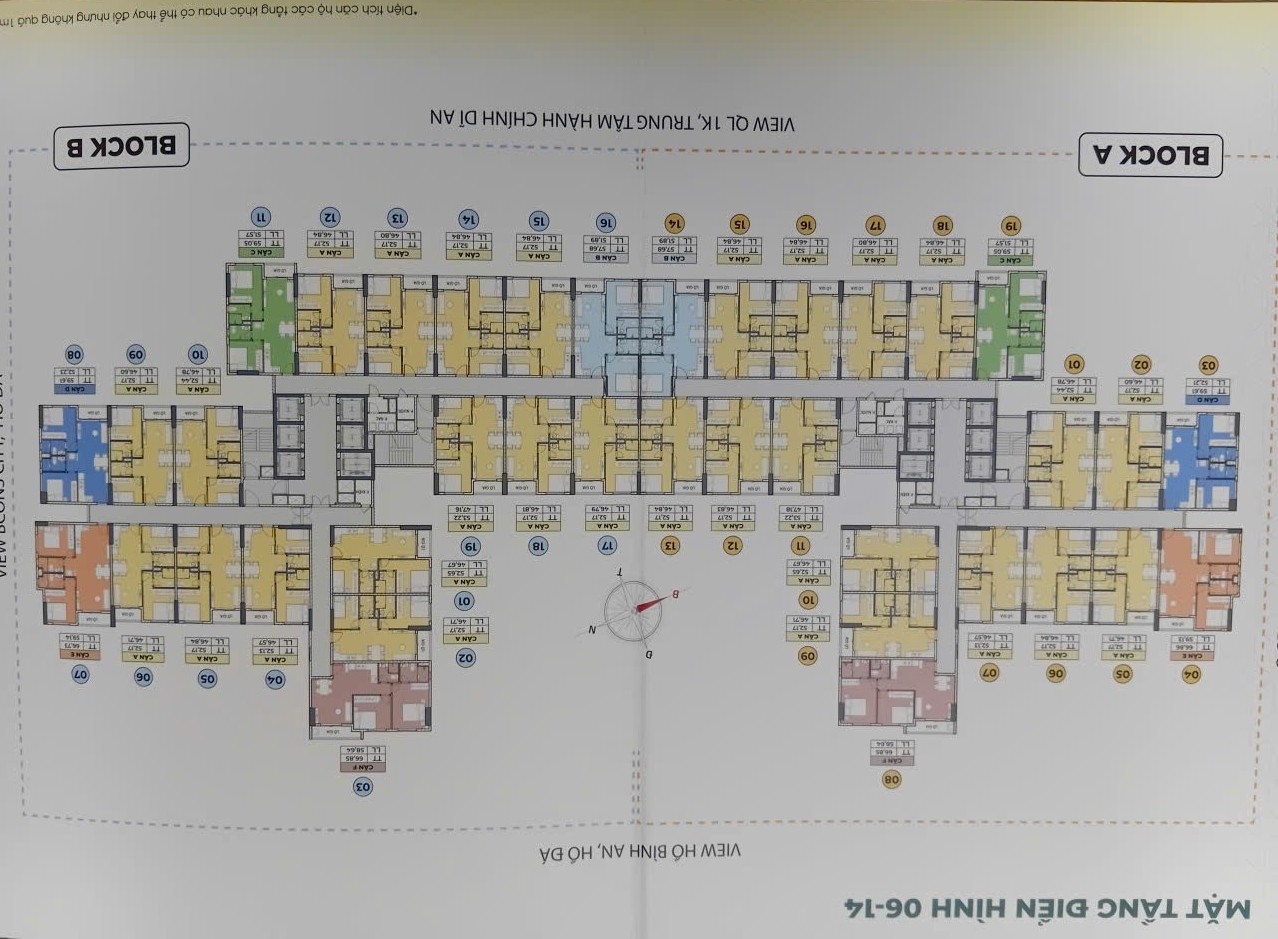 Căn Hộ Bcons Aria Ngay Làng Đại Học Quốc Gia. DT: 53m2 (Trả trước: 125 triệu)