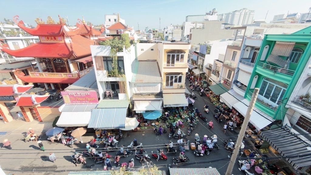 MẶT TIỀN CHỢ TÂN PHÚ – NGANG  4M – 82M2 – 5 TẦNG BTCT – KINH DOANH ĐỈNH 