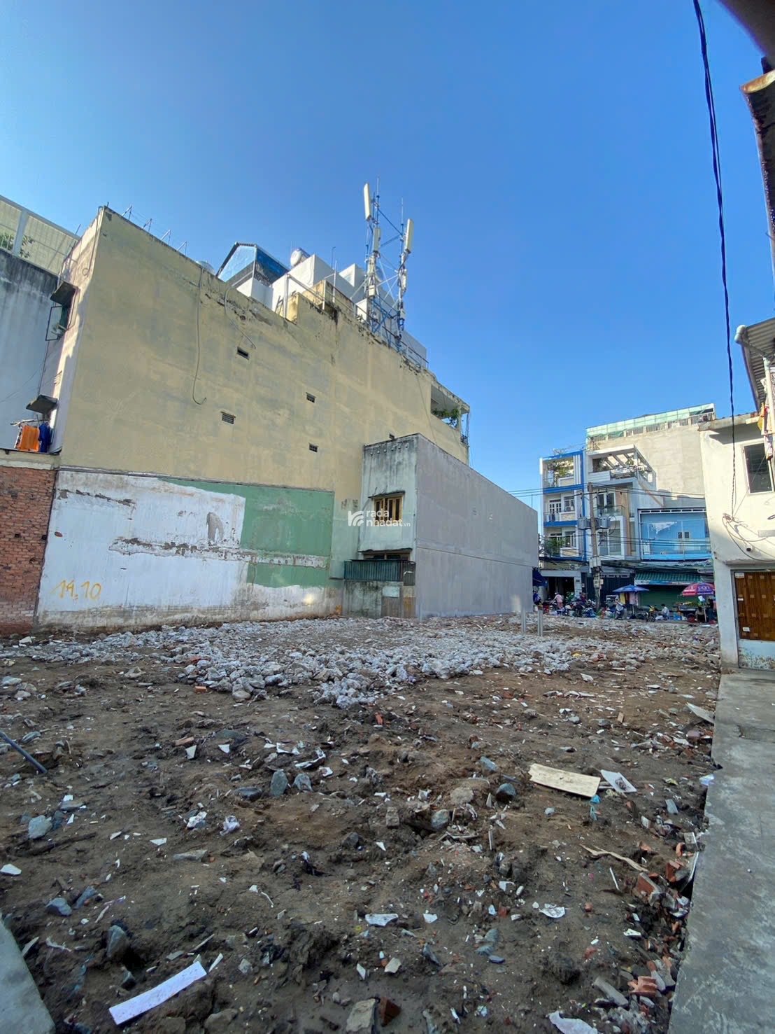 đất thổ cư cạnh Him Lam, Lotte Mart; 4,55x14m xây dựng 5 tầng; không quy hoạch; 6,1 tỷ