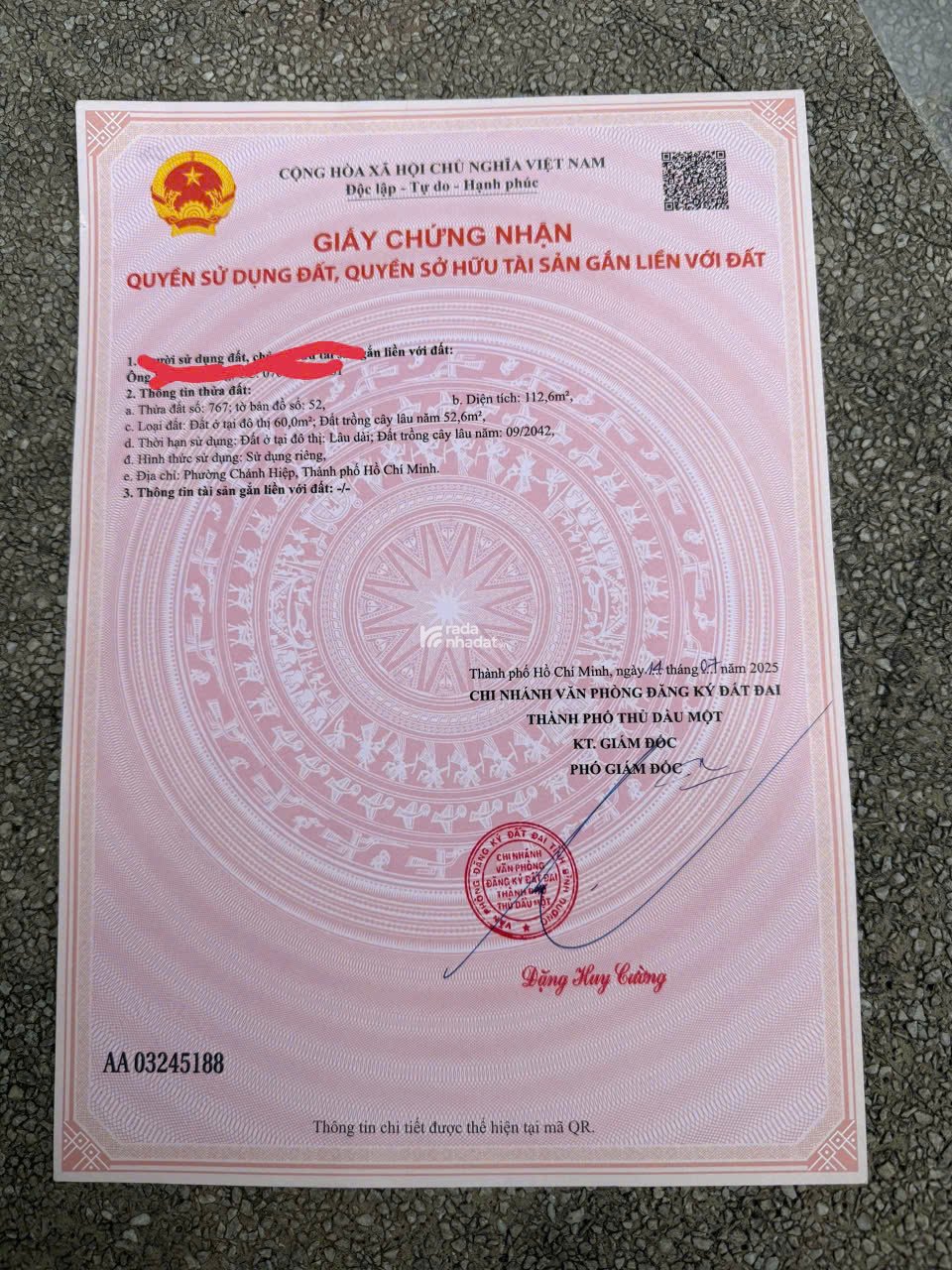 BÁN NHÀ MỚI XÂY 1 TRỆT 1 LẦU ĐƯỜNG DX69, ĐỊNH HÒA, THỦ DẦU MỘT. SỔ HỒNG RIÊNG