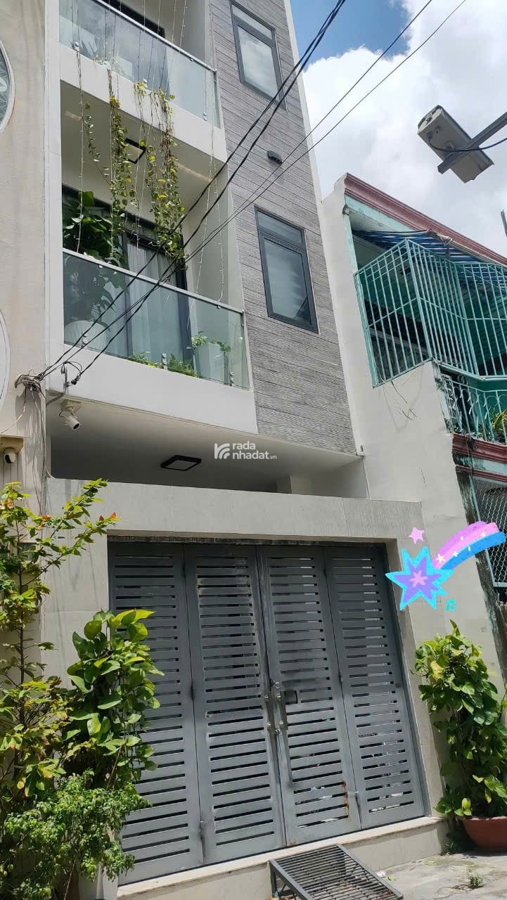 NƠ TRANG LONG - BÌNH THẠNH - 60M2 ( 3,8 X 17) 4 TẦNG - 4PN - 5WC - GIÁ : 8,6 