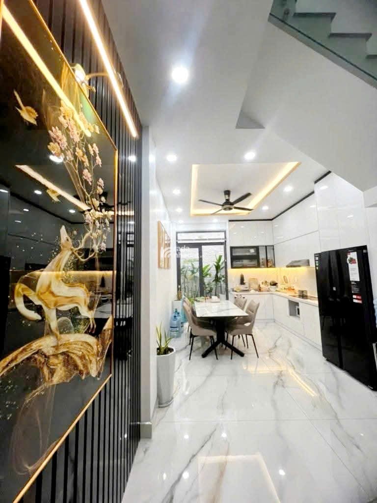NƠ TRANG LONG - BÌNH THẠNH - 60M2 ( 3,8 X 17) 4 TẦNG - 4PN - 5WC - GIÁ : 8,6 