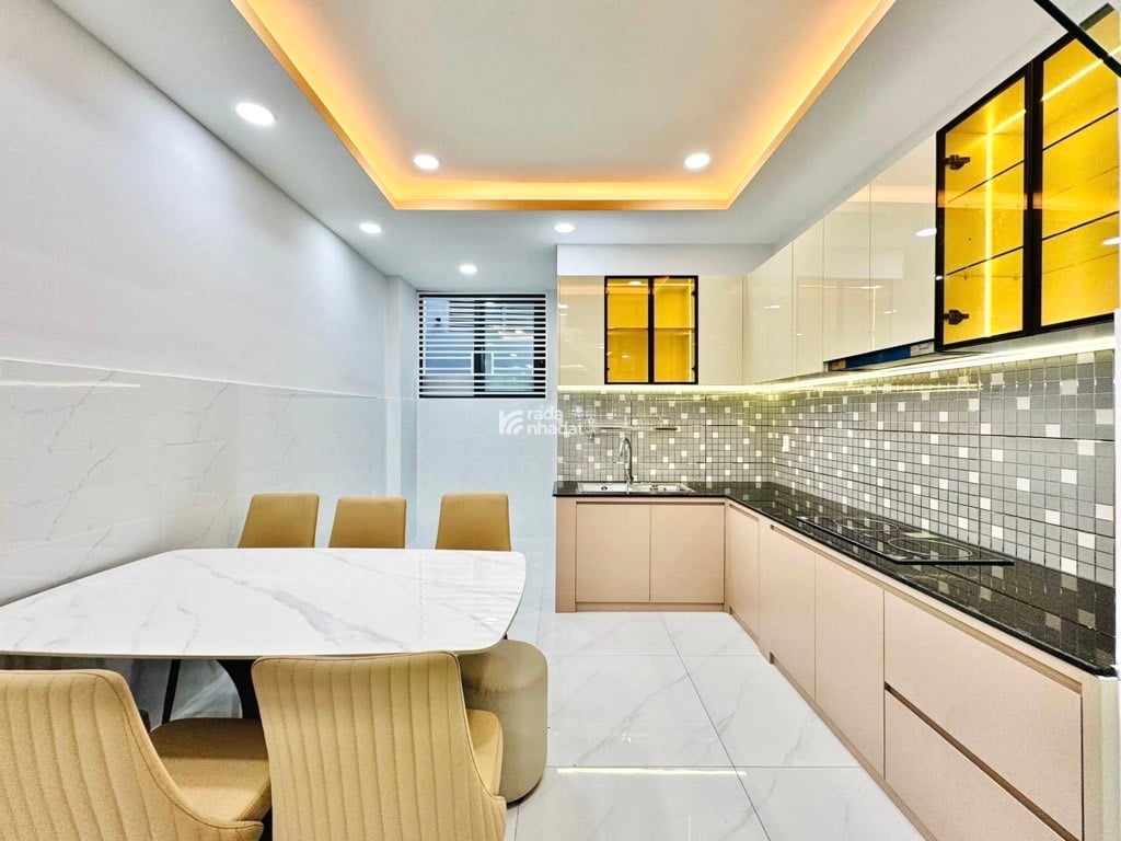 SIÊU PHẨM KHU NGUYỄN GIA TRÍ P.25 BÌNH THẠNH - NGAY ĐH HUTECH - HẺM 8M XE HƠI TRÁNH - 4 TẦNG - 62M2