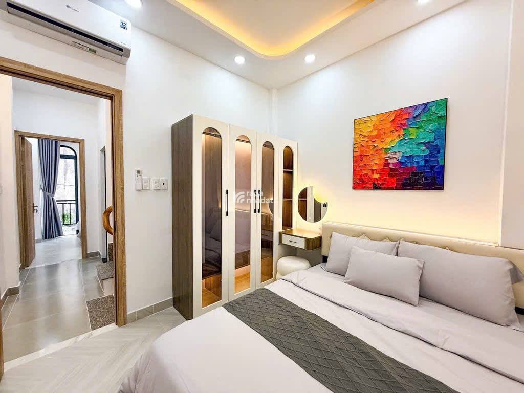 SIÊU PHẨM - GẦN MẶT TIỀN - NƠ TRANG LONG (BÌNH THẠNH) - 4 TẦNG 4P Ngủ  WC