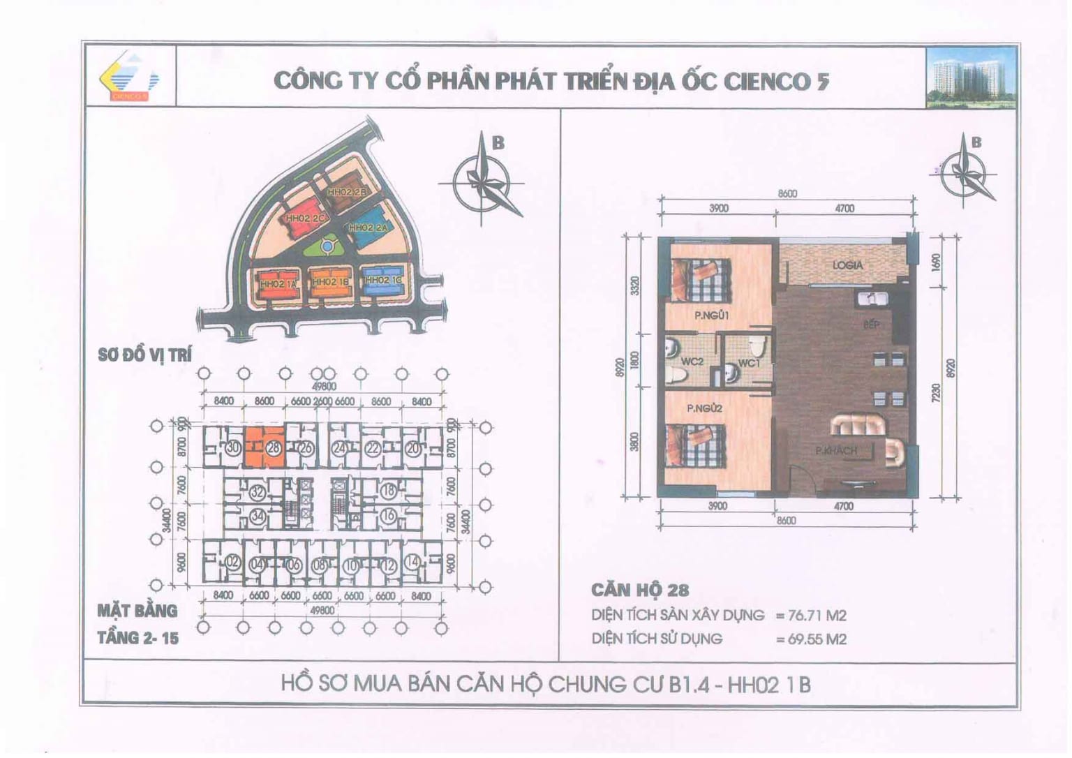 Chính chủ cần bán căn hộ full đồ đẹp tại HH02-1B Thanh Hà Cienco 5 
