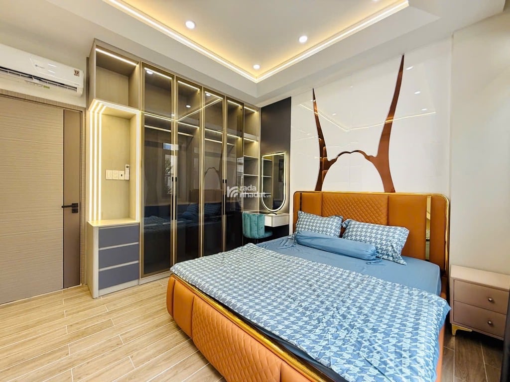 HOT! NHÀ SMARTHOME 2 MẶT TIỀN FULL NỘI THẤT, XE HƠI NẰM VIP, 2 TẦNG, LÊ VĂN THỌ GV, 7 TỶ XÍU 