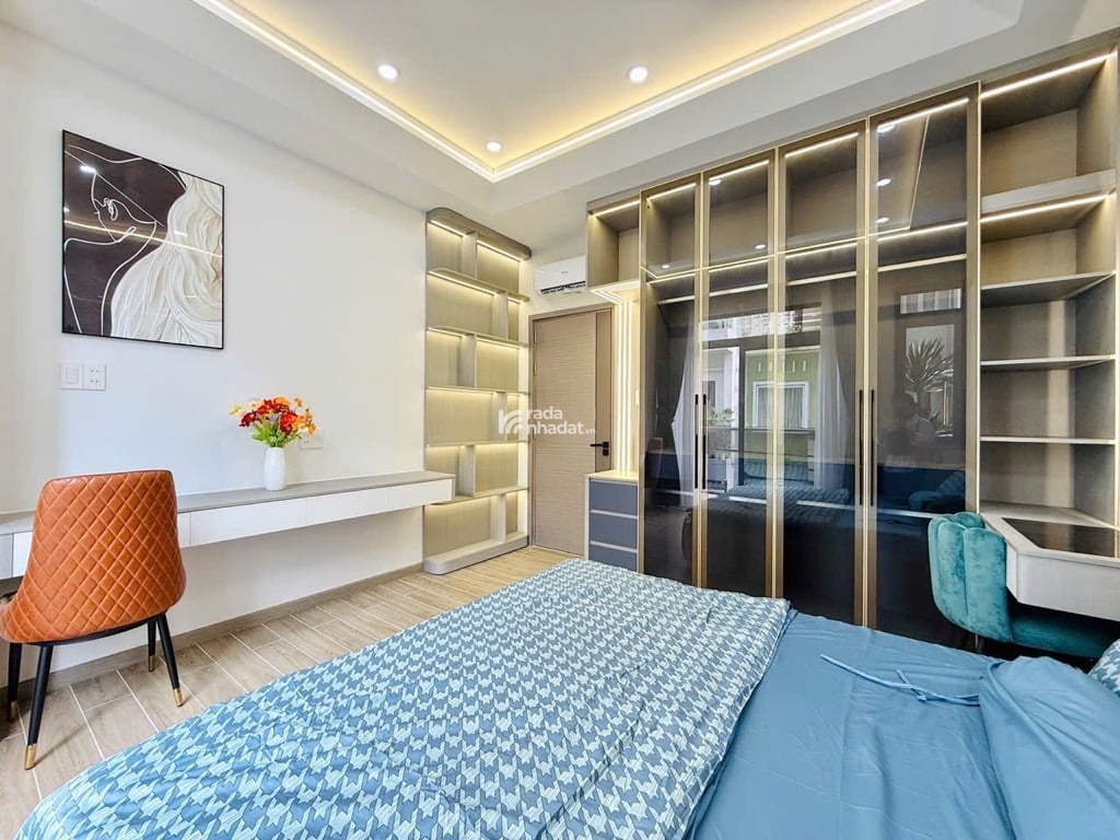 HOT! NHÀ SMARTHOME 2 MẶT TIỀN FULL NỘI THẤT, XE HƠI NẰM VIP, 2 TẦNG, LÊ VĂN THỌ GV, 7 TỶ XÍU 