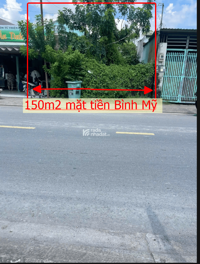 Bán đất 150 m2 - Mặt tiền kinh doanh đường  Bình Mỹ -Củ Chi - Giá hấp dẩn chỉ có 5.050 Tỷ
