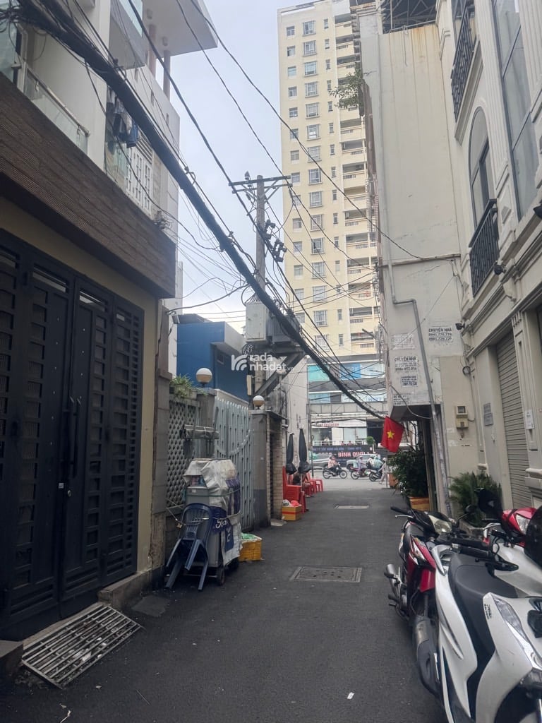 HẺM XE HƠI XÔ VIẾT NGHỆ TĨNH, BÌNH THẠNH, 60M2 MỚI Ở NGAY. GIẢM 350TR CHỈ 12.5T 