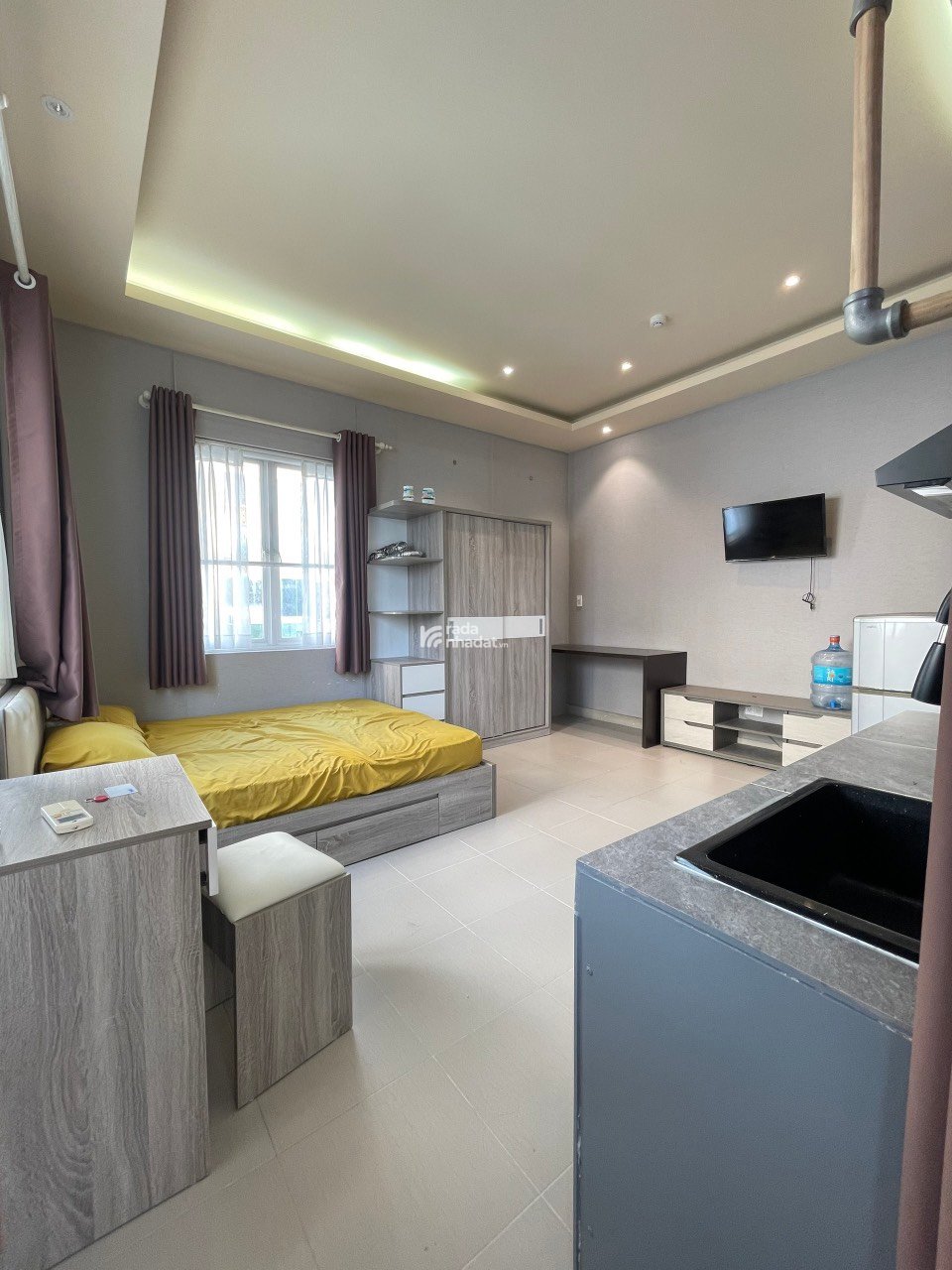 Cho thuê căn hộ quận 1, thang máy, cửa sổ thoáng, nội thất sang trọng gần Bùi Viện, Ốc Đào