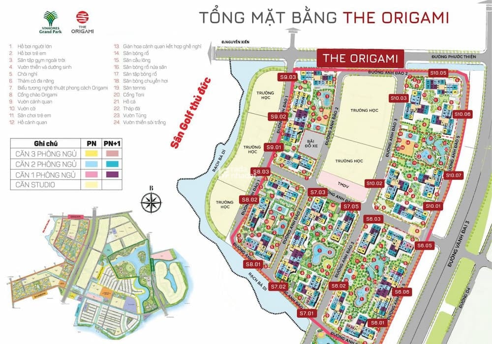 Chính chủ gửi bán nhanh căn 2PN Origami, Giá tốt đã chiết khấu, view đẹp, Tầng cao thoáng mát