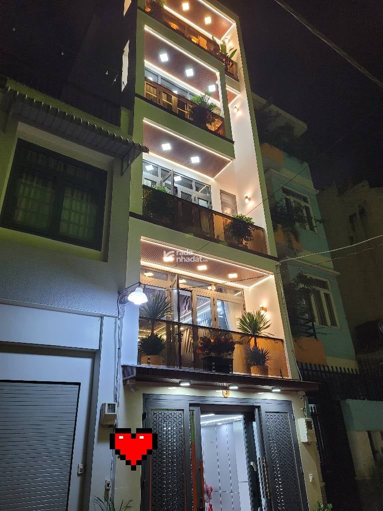 NHÀ 6 TẦNG MỚI ĐẸP - 72M2 - HẺM 8M - GẦN GA T3 & SIÊU THỊ EMART 