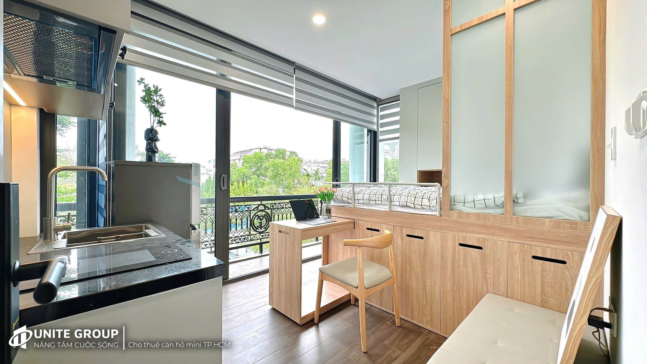Cho thuê Căn hộ full nội thất gần đh Kinh tế, đh Bách Khoa, Vạn Hạnh Mall Quận 10