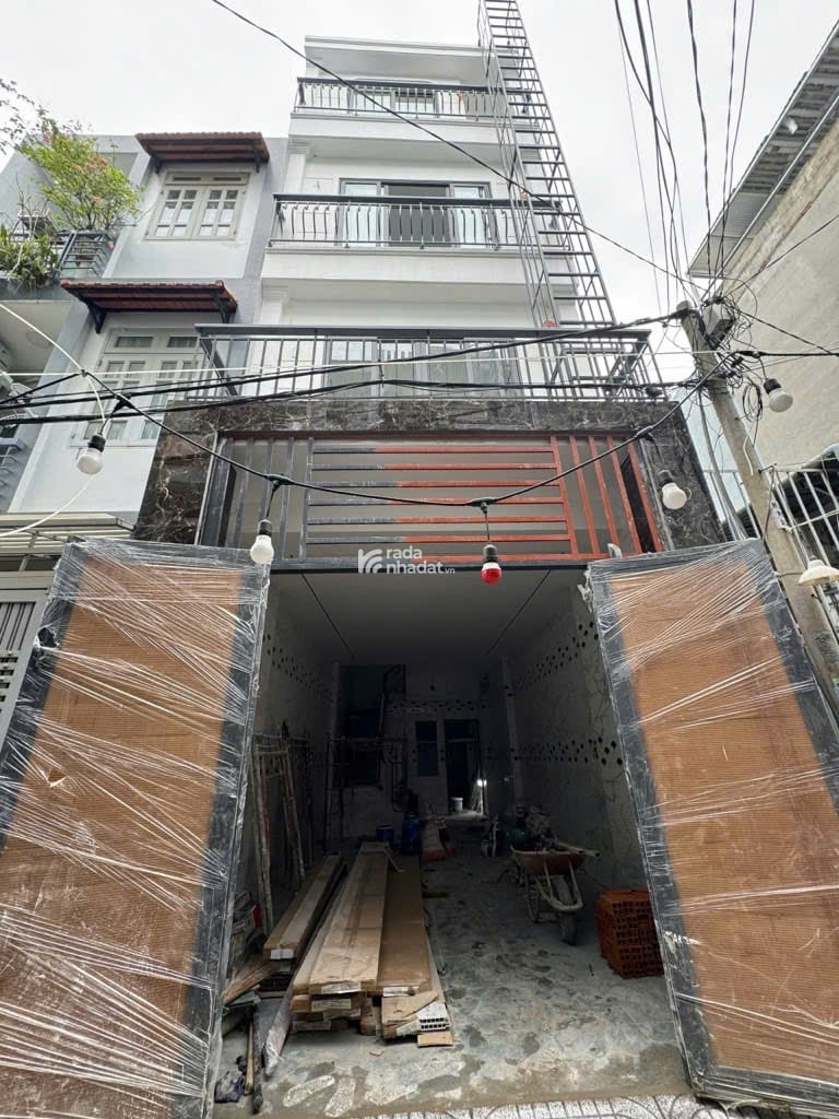 Bán gấp nhà 4 tầng  sắp hoàn thiện  Lê Văn Thọ  P11  Gò Vấp  Hẻm xe hơi  4x15m  Giá 7.9 Tỷ