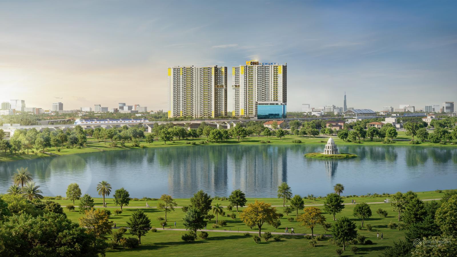 Căn Bcons Newsky 99m2-3PN3WC, view Landmark 81, Cam kết thuê 15 TR/Tháng, ân hạn tới khi nhận nhà