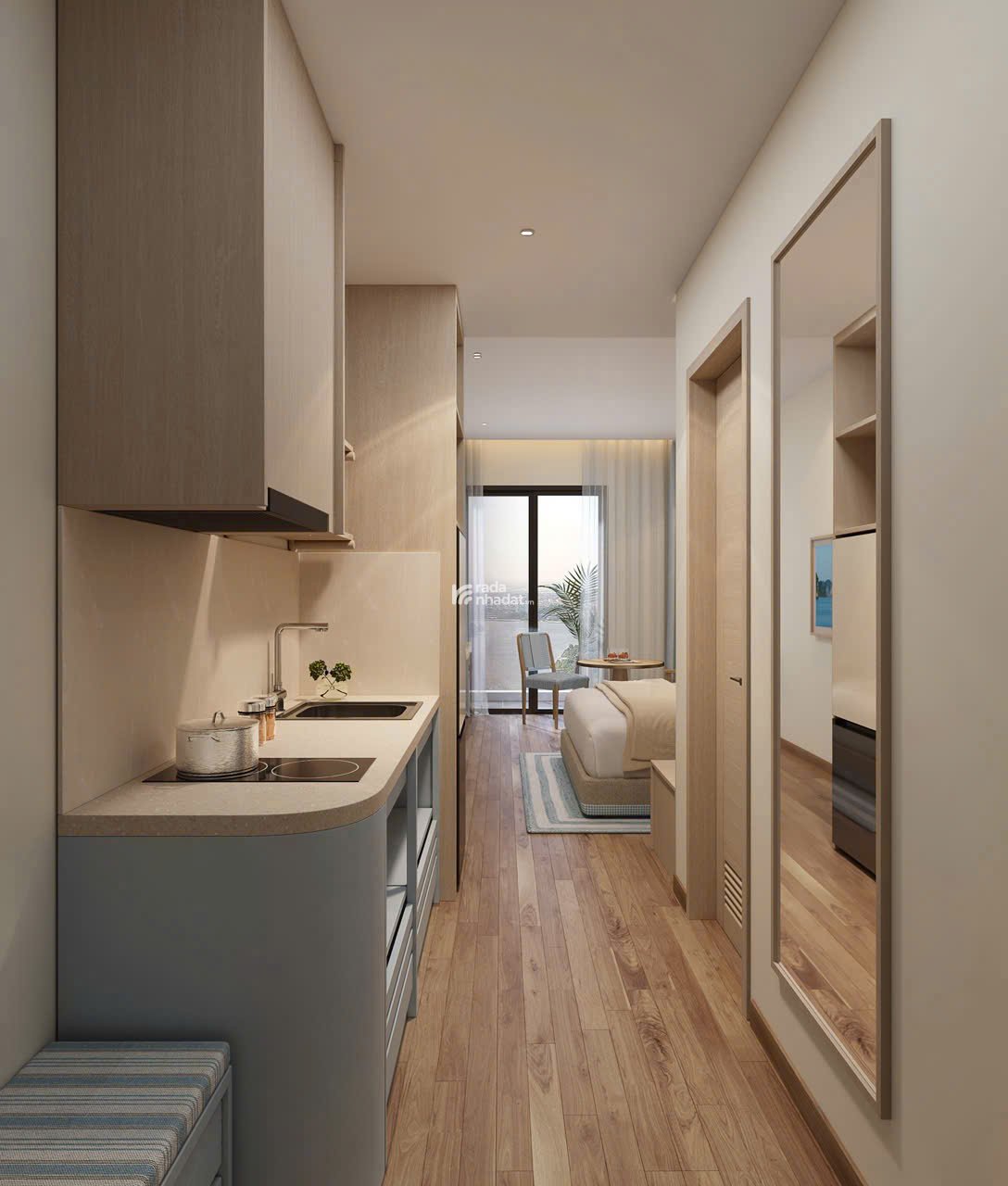 BÁN CĂN HỘ SUN CENTRO TOWER STUDIO 30M2