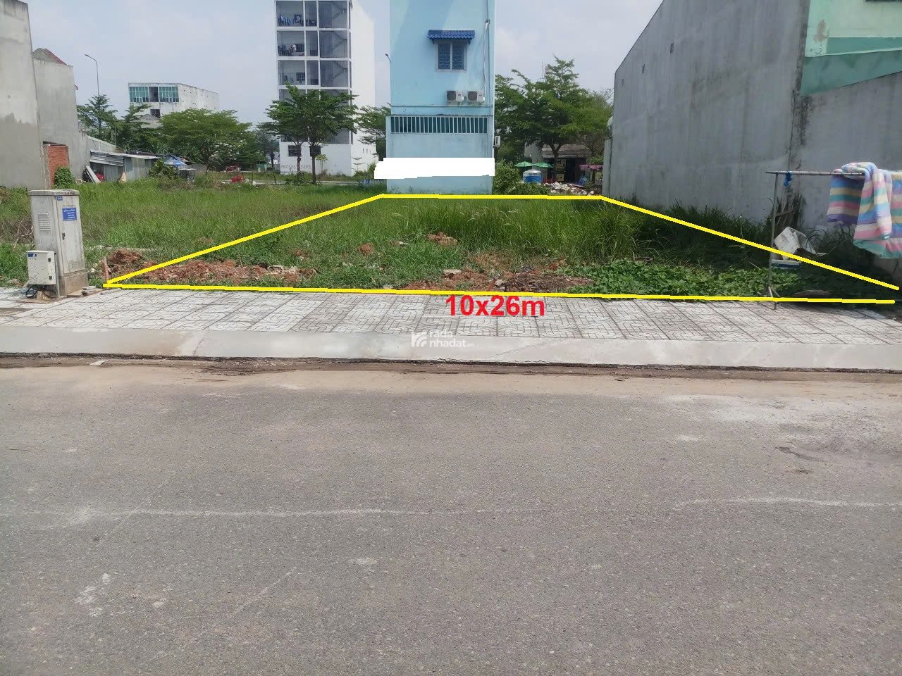 BÁN NHANH 10X26M ĐỐI DIỆN KCN,THÍCH HỢP XÂY TRỌ - XÂY KHO, THỔ CƯ 100%