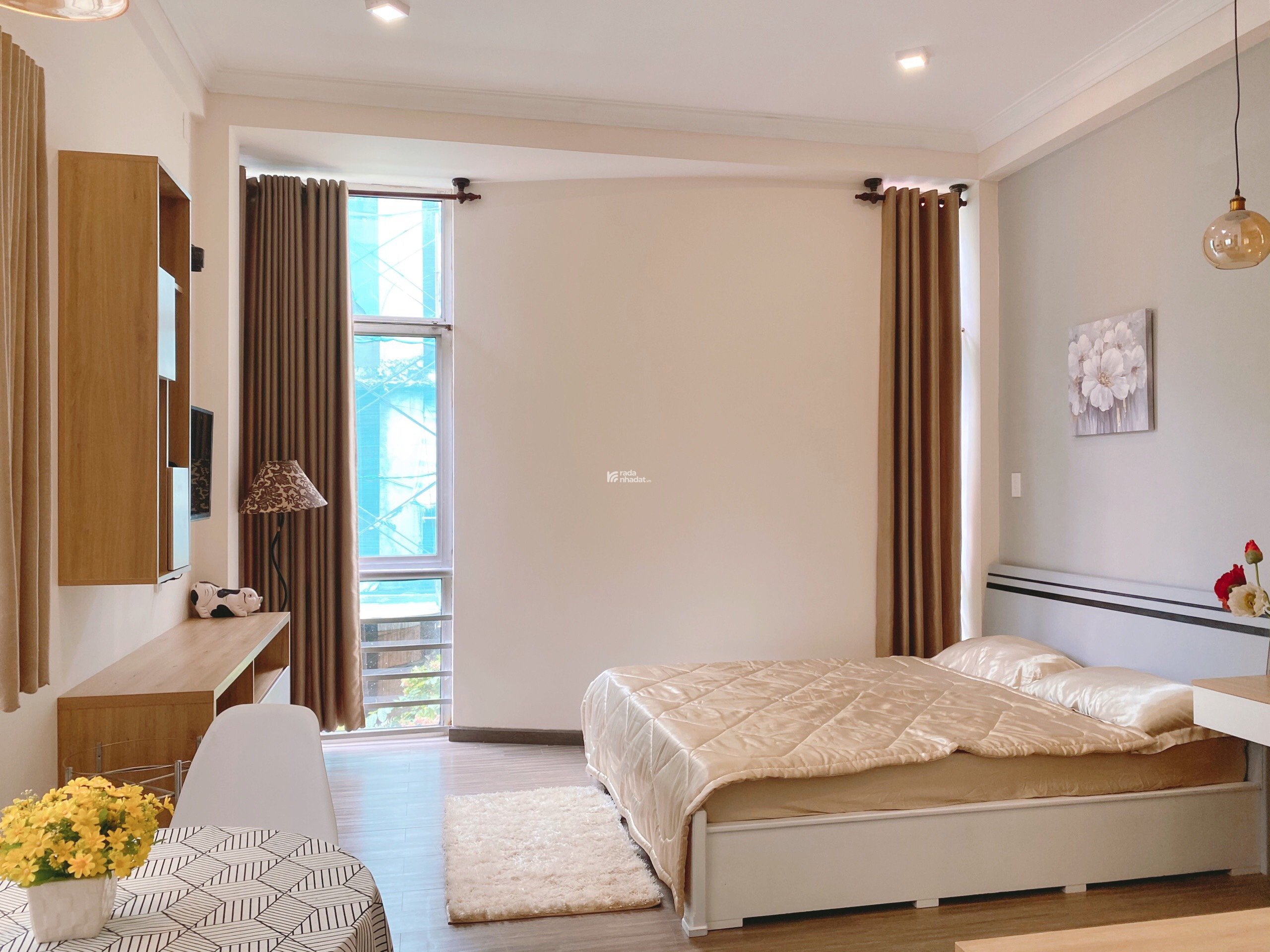 Cho thuê phòng tại Trương Quyền Q3, thang máy, đầy đủ nội thất, gần hồ con Rùa