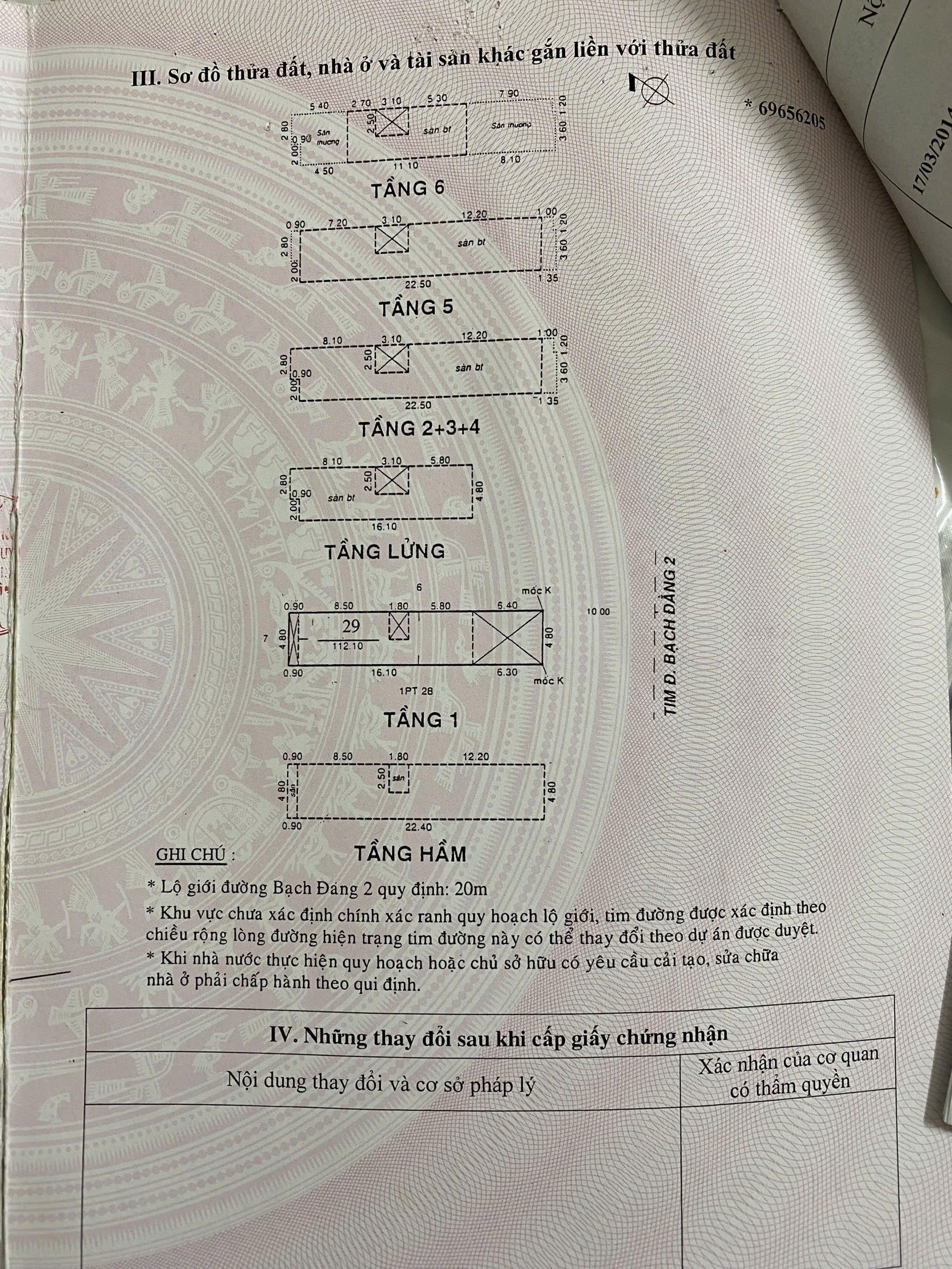 24/7: HOT BÁN TÒA NHÀ VP MT BẠCH ĐẰNG, PHƯỜNG 2, TÂN BÌNH (4.8X23112M2, GIÁ 42T)