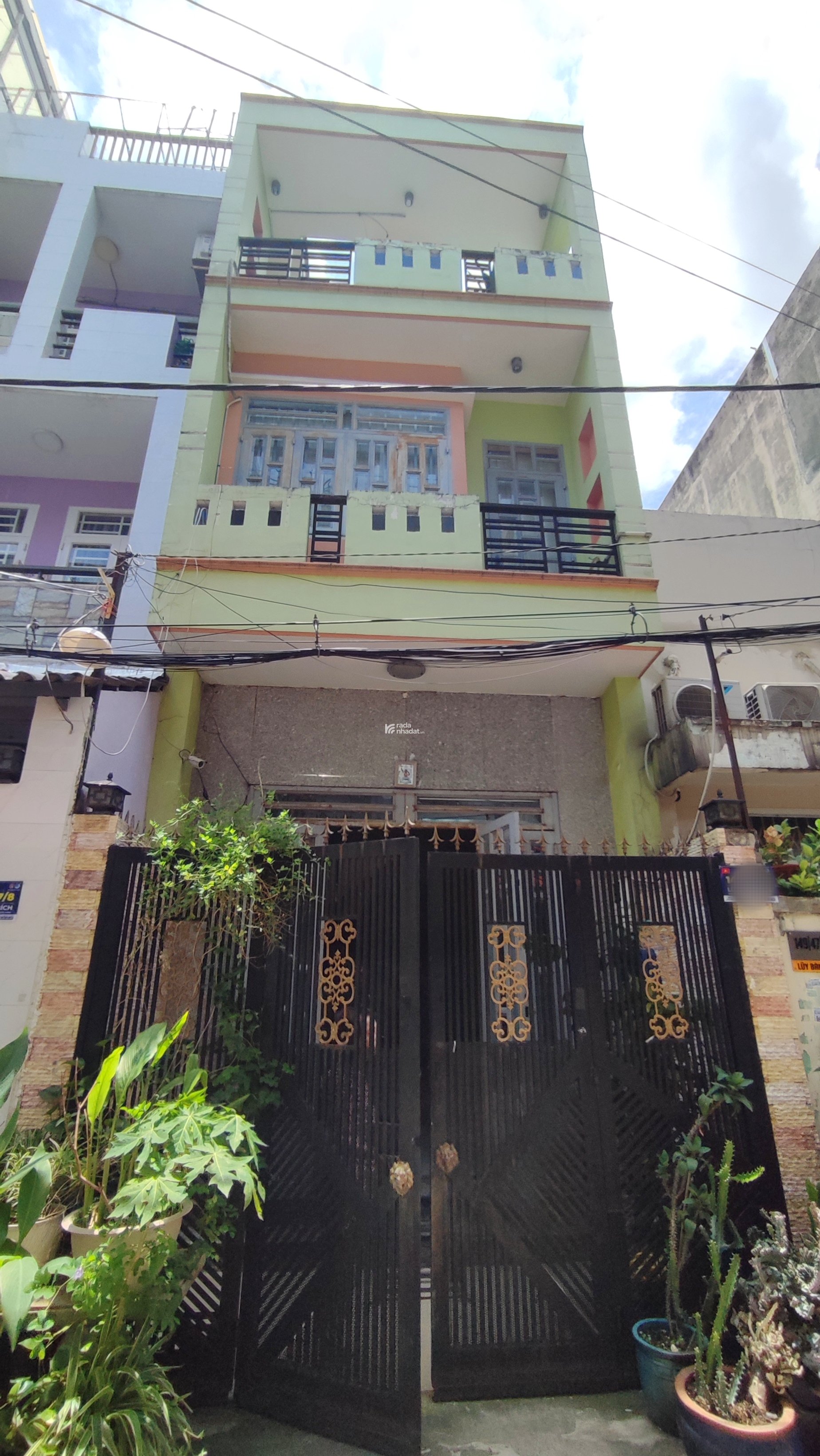 BÁN NHÀ LŨY BÁN BÍCH TÂN PHÚ - 3 TẦNG BTCT 52.5M2(3.914) HẺM XE HƠI