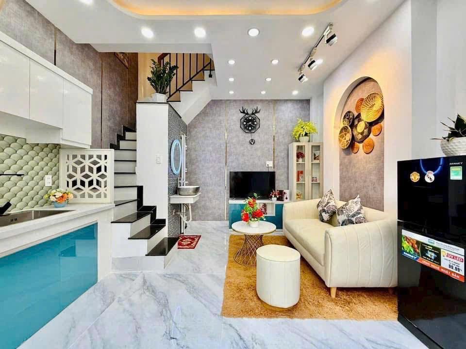 Cuối năm hàng hiếm , 2 Tỷ 500 nhà đẹp 2PN Phạm Văn Chiêu P9 Gò Vấp , tặng NT như hình , SHR