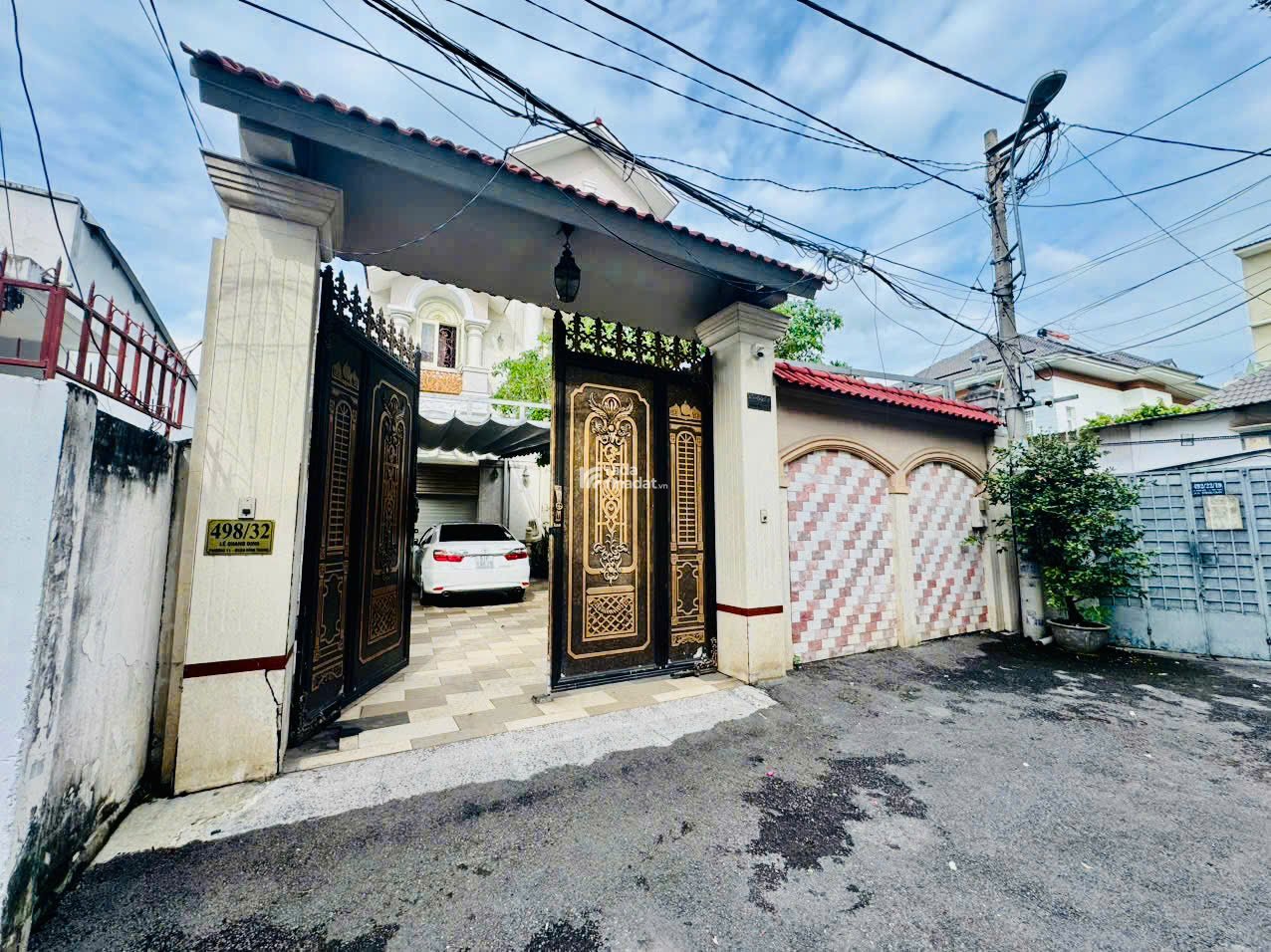 35 tỷ! Bán biệt thự đẹp 2 mặt hẻm Lê Quang Định, Bình Thạnh - 9.1x30m - 4 Tầng