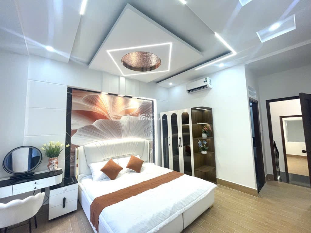 Nhà 4 tầng  Đường số 8  Thông Tây Hội  Gò Vấp  xe hơi vào nhà  4x16m  Giá 8.75 tỷ TL