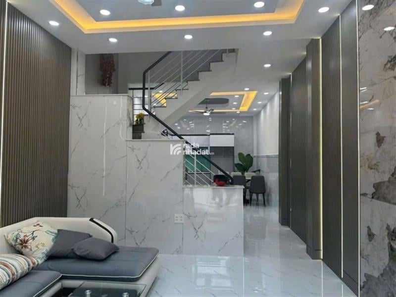 BÁN NHÀ MỚI 3 TẦNG 51M2 5.3 TỶ BÌNH HƯNG HÒA B HẺM OTO 7M FULL NỘI THẤT