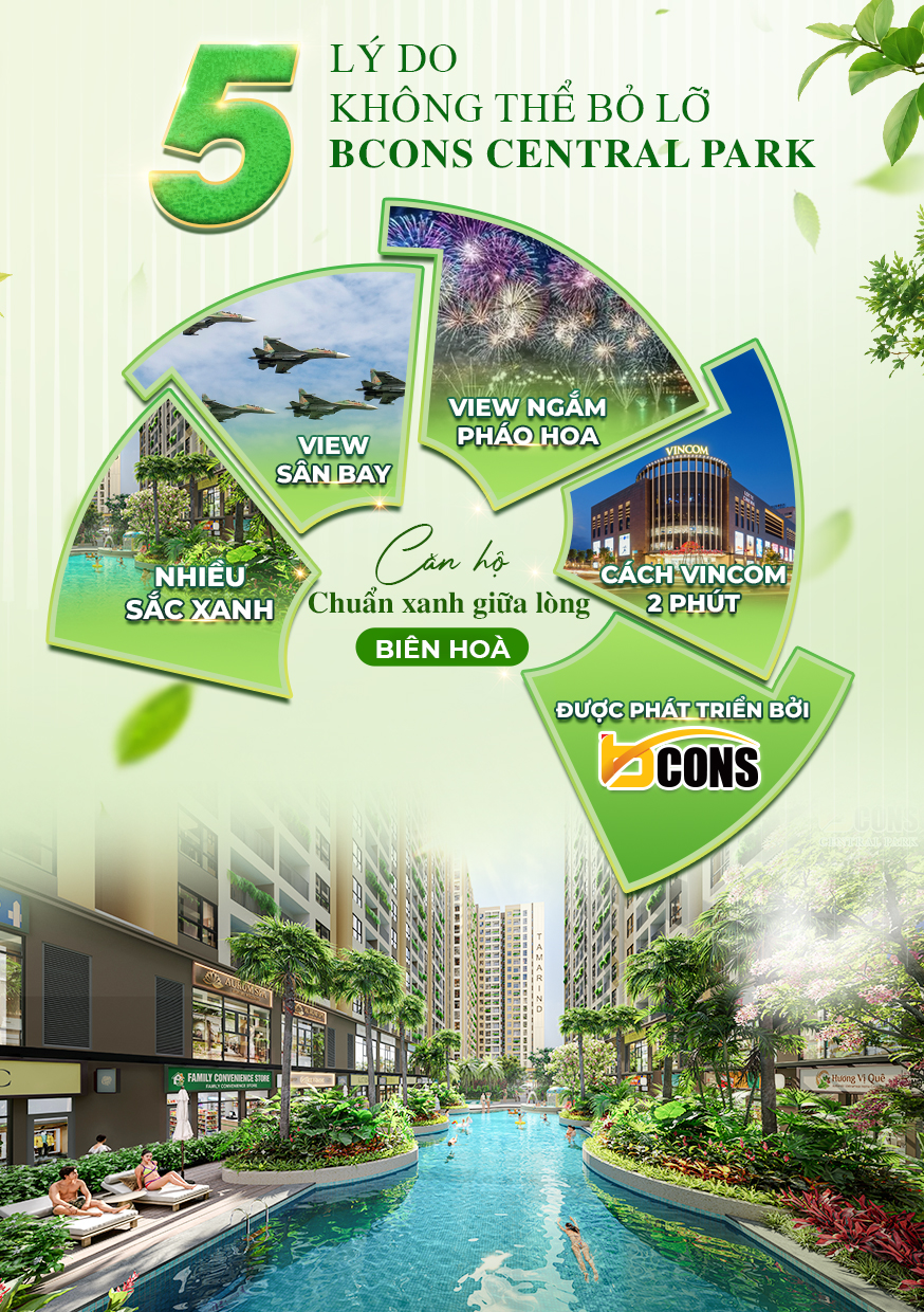 Căn hộ Bcons Central Park Biên Hòa