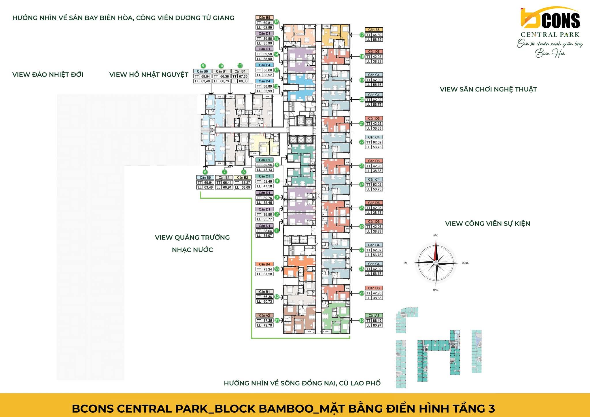 Căn hộ Bcons Central Park Biên Hòa