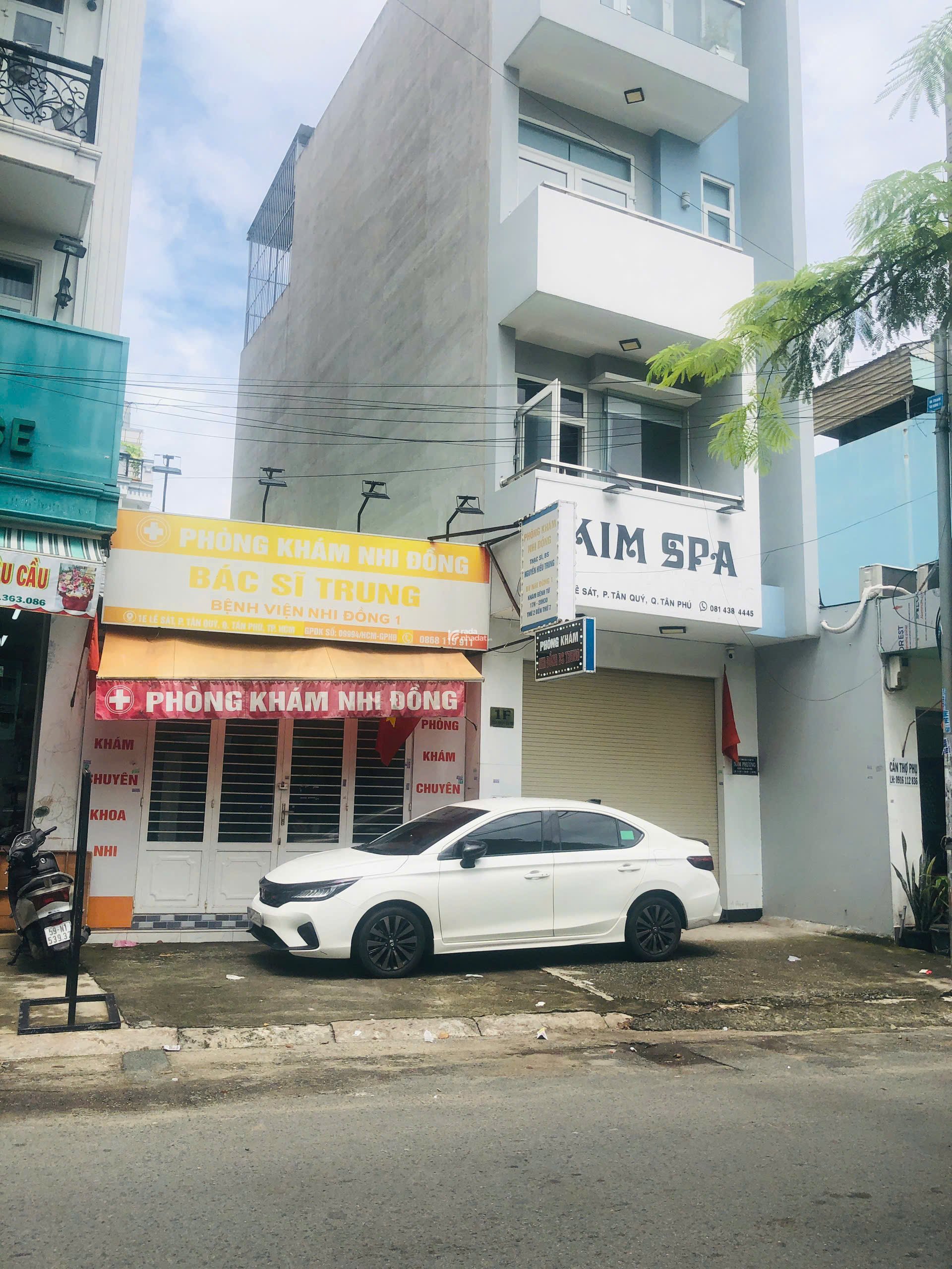 Bán nhà Mặt tiền Lê Sát-Gò Dầu. Q Tân Phú. Dt: 5,3x8. 4 Tầng. Giá: 8,350 Tỷ