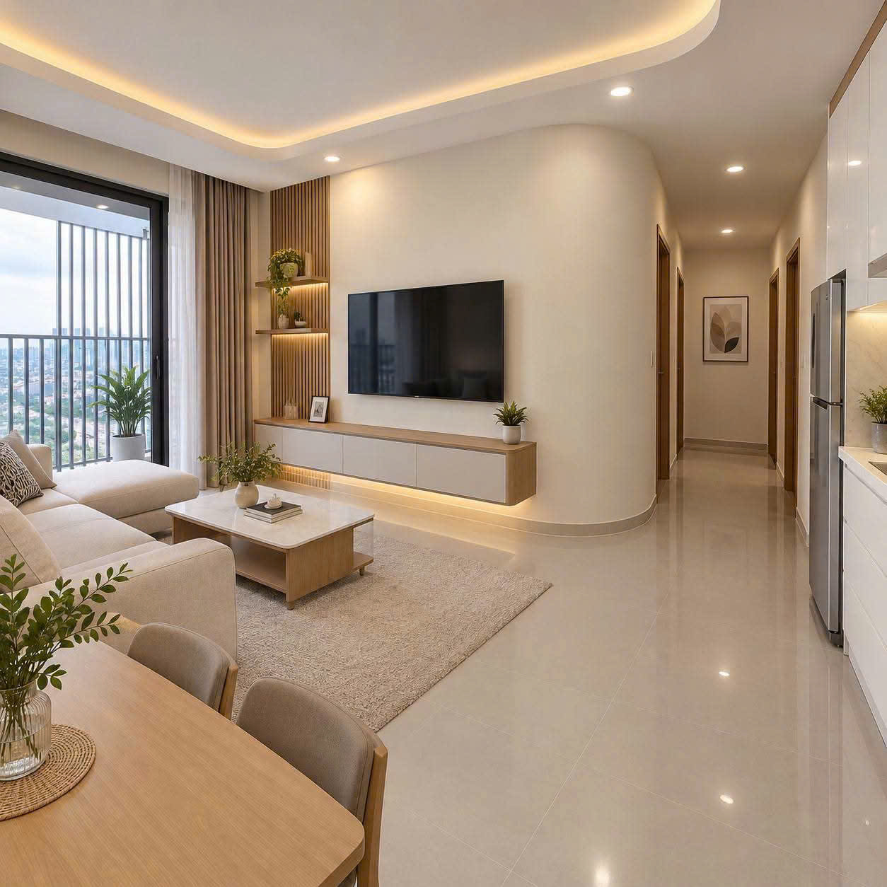 Cho Thuê Gấp Căn Hộ 3PN Central Plaza - 91 Phạm Văn Hai, Quận Tân Bình - Nội Thất Cao Cấp