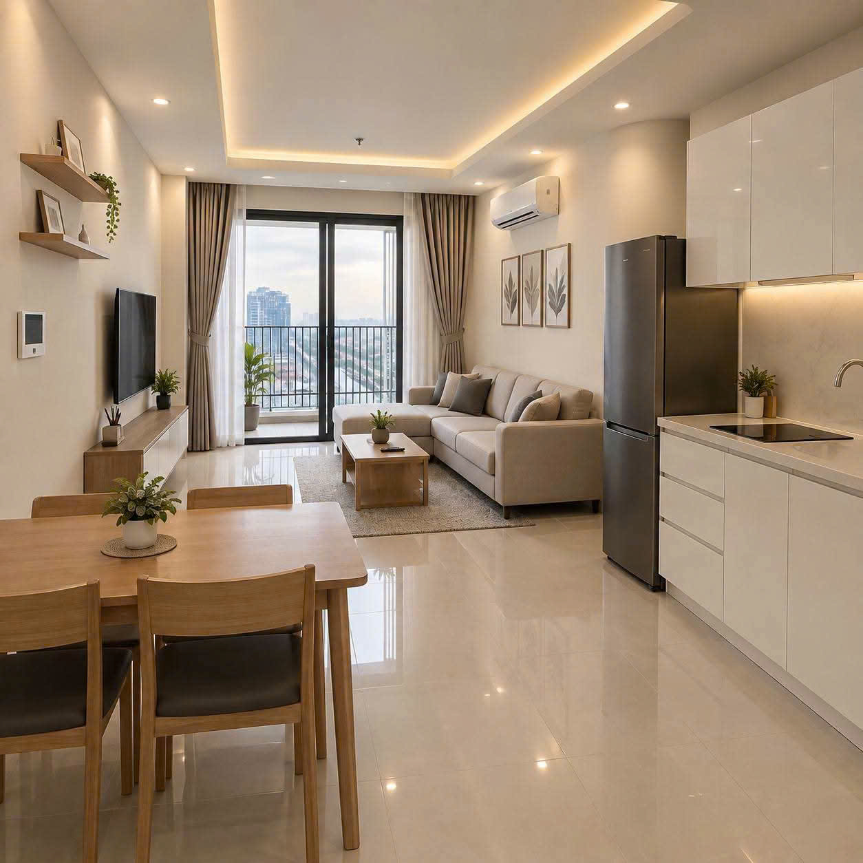 Cho Thuê Gấp Căn Hộ 3PN Central Plaza - 91 Phạm Văn Hai, Quận Tân Bình - Nội Thất Cao Cấp