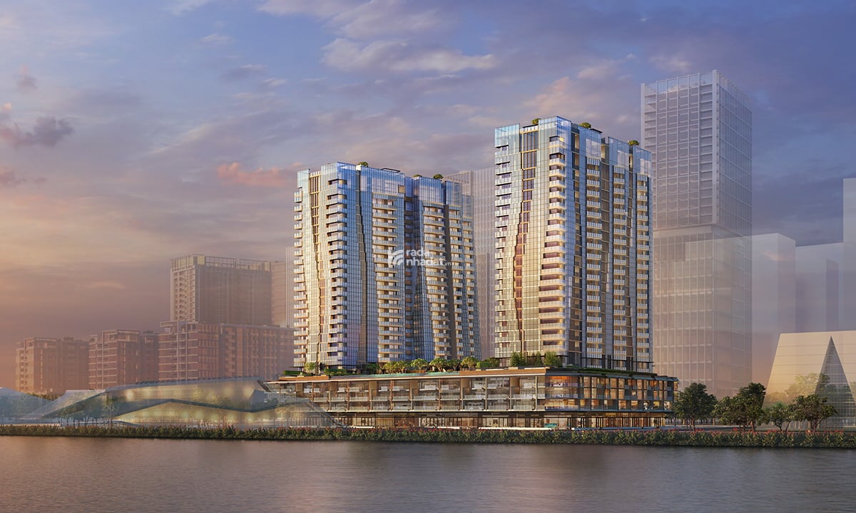 Bán Căn Hộ The Opera Residence Thủ Thiêm, 2PN View Sông Quận 1, 70m2, Giá 24.5 Tỷ All In, Sẵn Thẻ