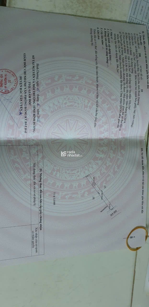 Bán Lô đất Ngang 6 Dài 70m Mặt Tiền ĐH 436, Đất Quốc, Vị Trí Sầm Uất