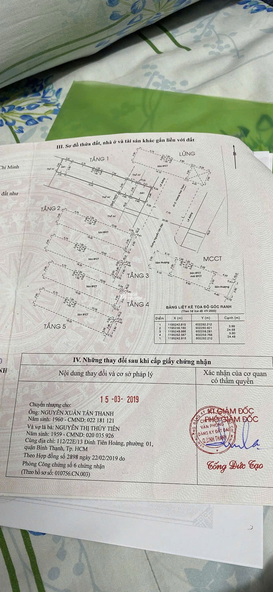 HOT: MẶT TIỀN 5 TẦNG NGUYỀN VÃN ĐẬU, PHƯỜNG 6, QUẬN BÌNH THẠNH