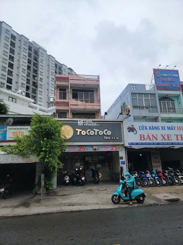 NGANG 6 M MẶT TIỀN KINH DOANH ĐƯỜNG TÂN KỲ TÂN QUÝ TRUNG TÂM QUẬN TÂN PHÚ 