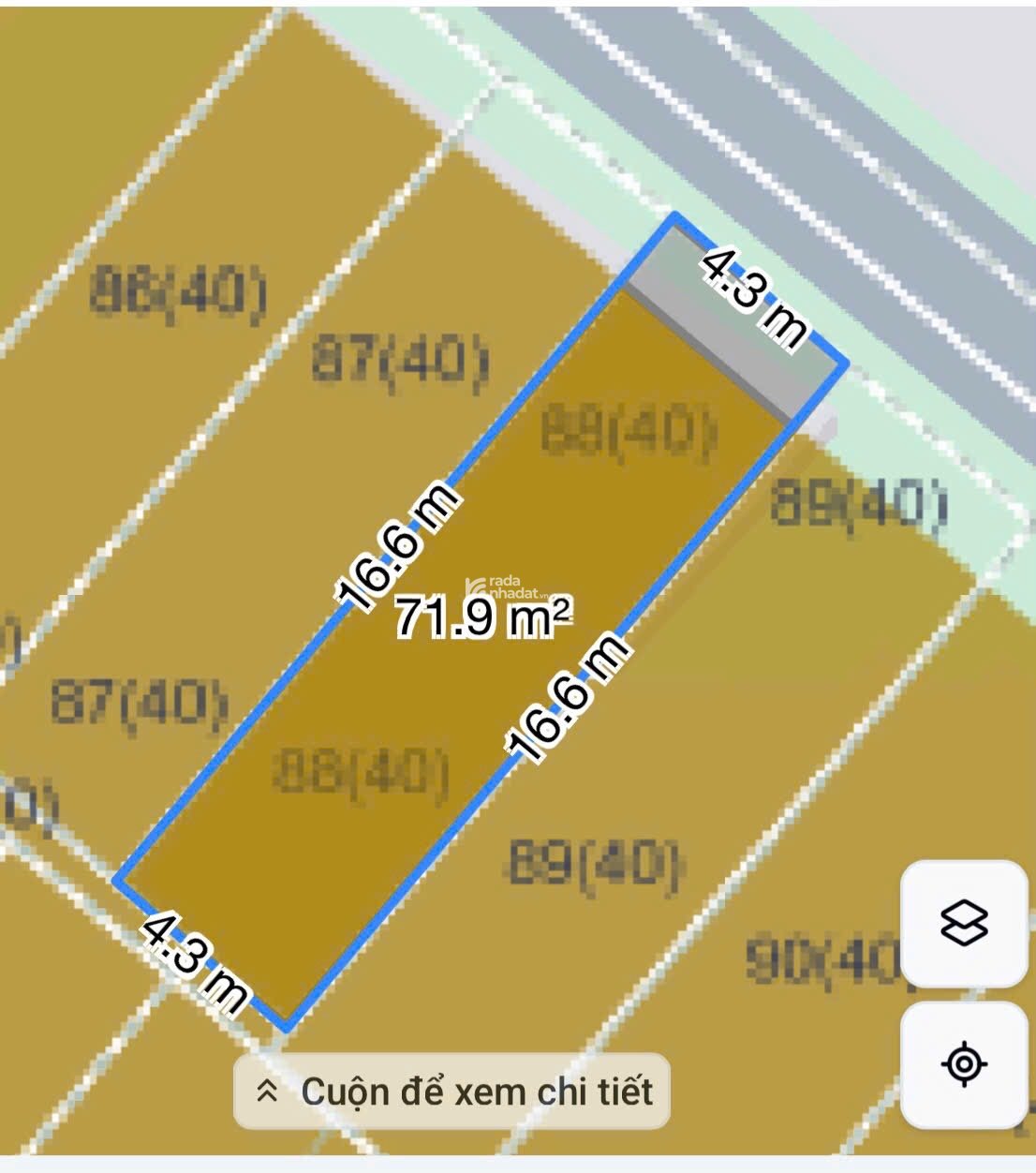 LÔ ĐẤT MẶT TIỀN VIEW SÔNG VÀM THUẬT "Tựa Sơn Hướng Thuỷ"-4,5x17m CN 72m2-Giá nhỉnh 10 tỷ