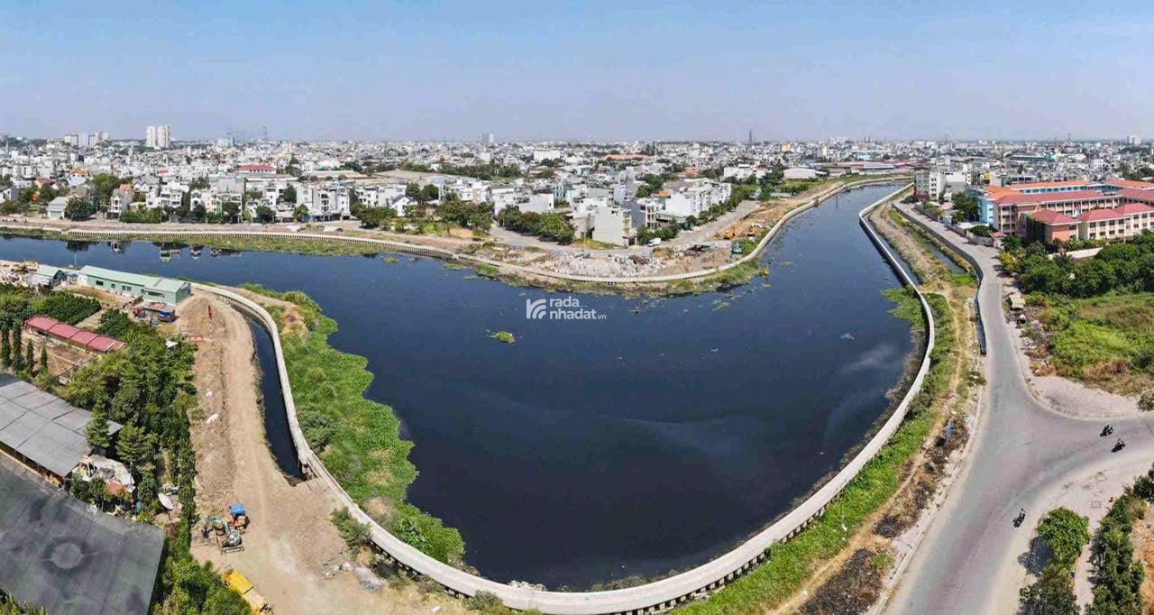 LÔ ĐẤT MẶT TIỀN VIEW SÔNG VÀM THUẬT "Tựa Sơn Hướng Thuỷ"-4,5x17m CN 72m2-Giá nhỉnh 10 tỷ