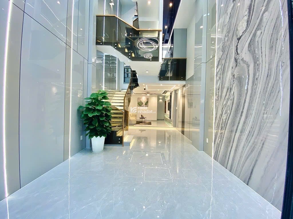 NHÀ MỚI 5 TẦNG – GARA Ô TÔ – FULL NỘI THẤT Phan Huy Ích – Tân Bình