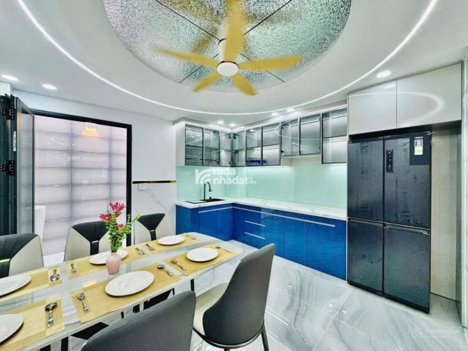 Gấp! Bán nhà đẹp giá mềm 4,9 tỷ TL 60m2 4tầng ngay Lên Văn Thọ, Thông Tây Hội, Gò Vấp