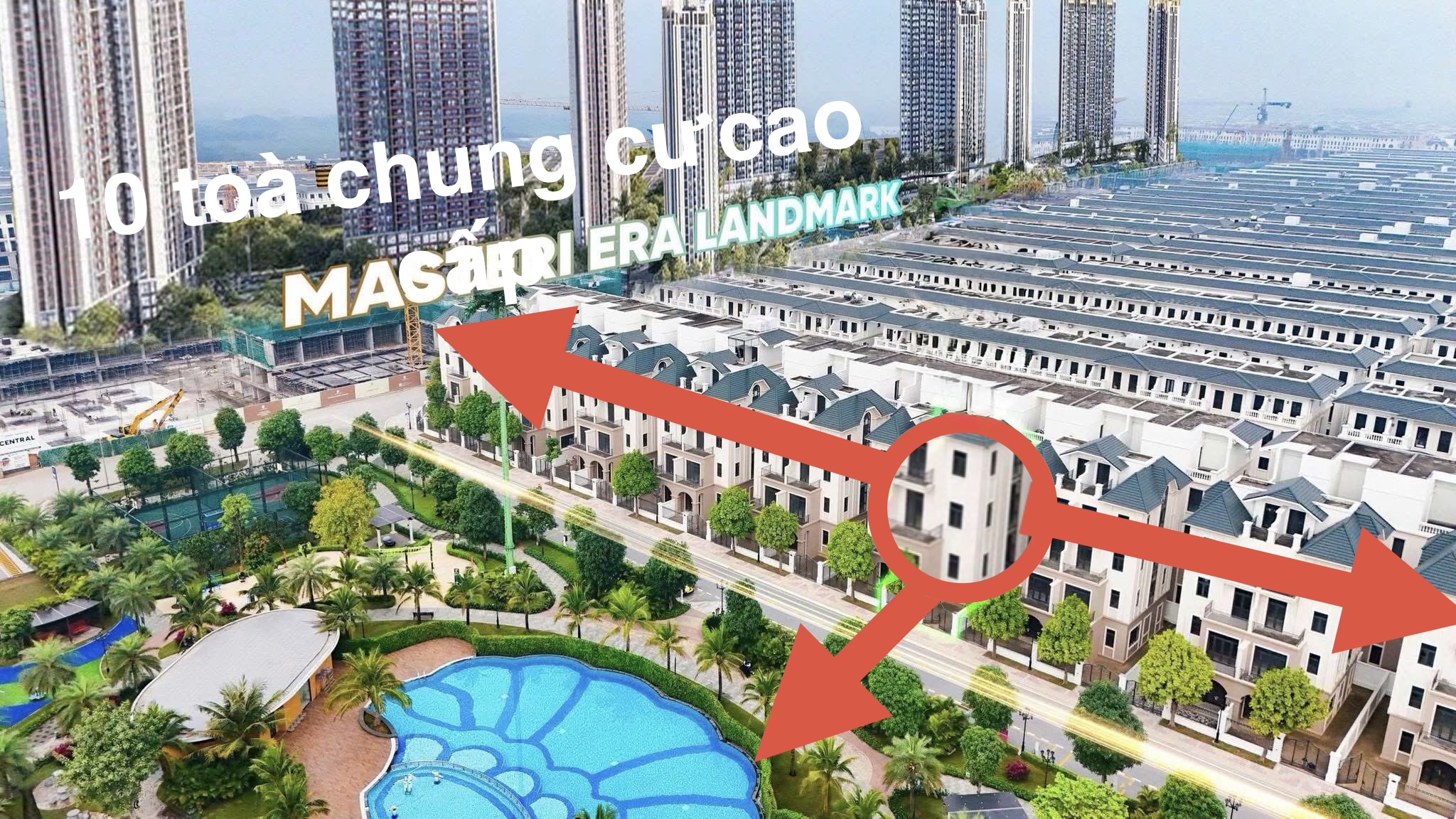 Song Lập Thời Đại 10 vinhomes Ocean Park 3 Hướng Đông Nam view thẳng vườn hoa bể bơi