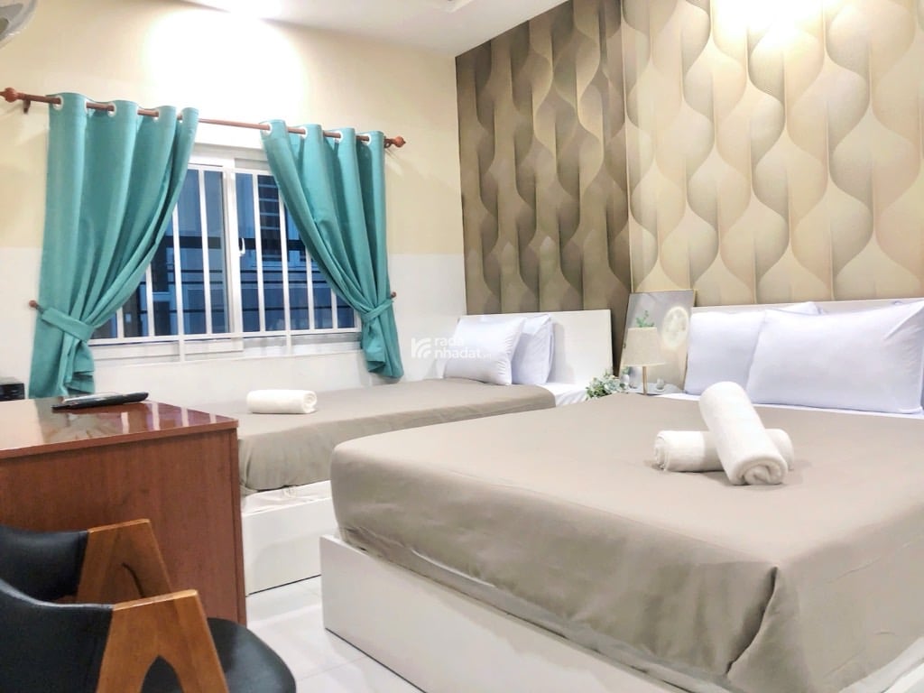 KHÁCH SẠN PHỐ TÂY BÙI VIỆN - NGANG KHỦNG 6.6M - 5 TẦNG -  8 PN - ĐANG CHO THUÊ 25 TRIỆU/T