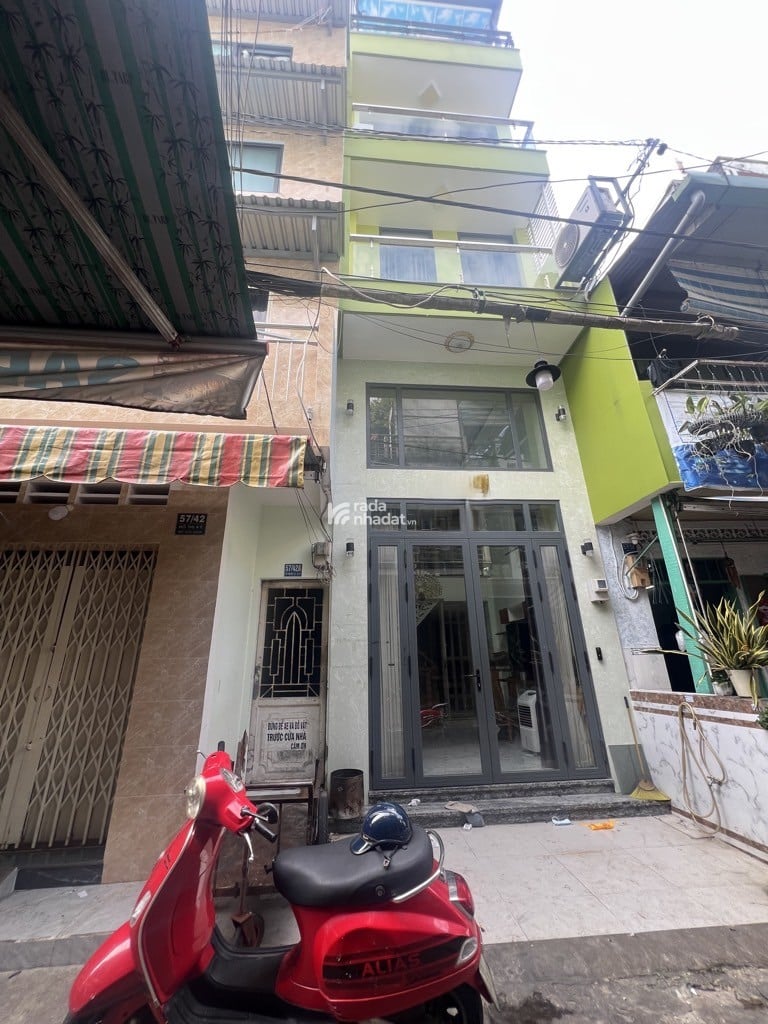 NHÀ MỚI  5 TẦNG - HỒ THỊ KỶ-P.1-Q.10- DT: 33M2 - 8 TỶ 480