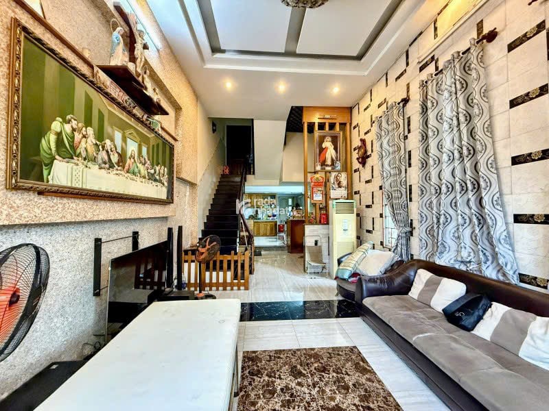 NGỘP BANK nhà hẻm 736 Lê Đức Thọ 88m2 ngang 4.1m 5 tầng tặng NT sát trường chỉ 9.99 tỷ.