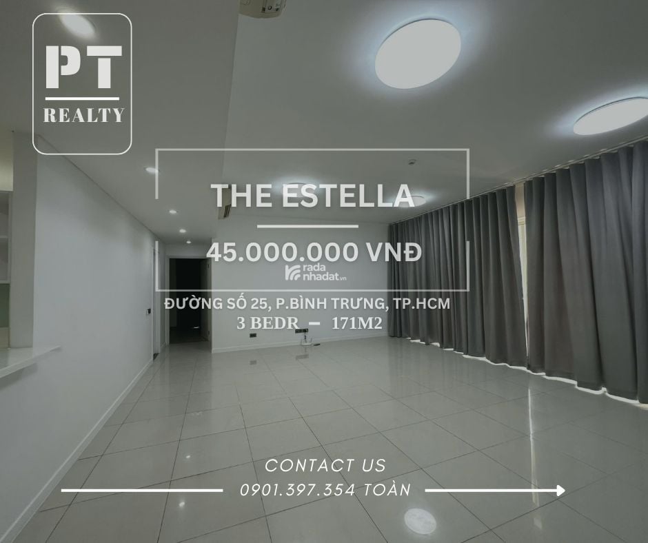  The Estella 3PN - Giá chỉ 45 triệu/tháng!