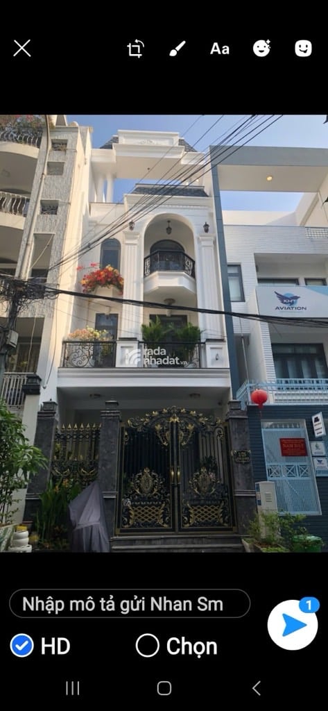 KHU BIỆT THỰ HỒNG LONG - SIÊU PHẨM 4 TẦNG KINH DOANH - MỚI XÂY - 103m2 (5x20 NỞ HẬU 5.1) HXH 6m,