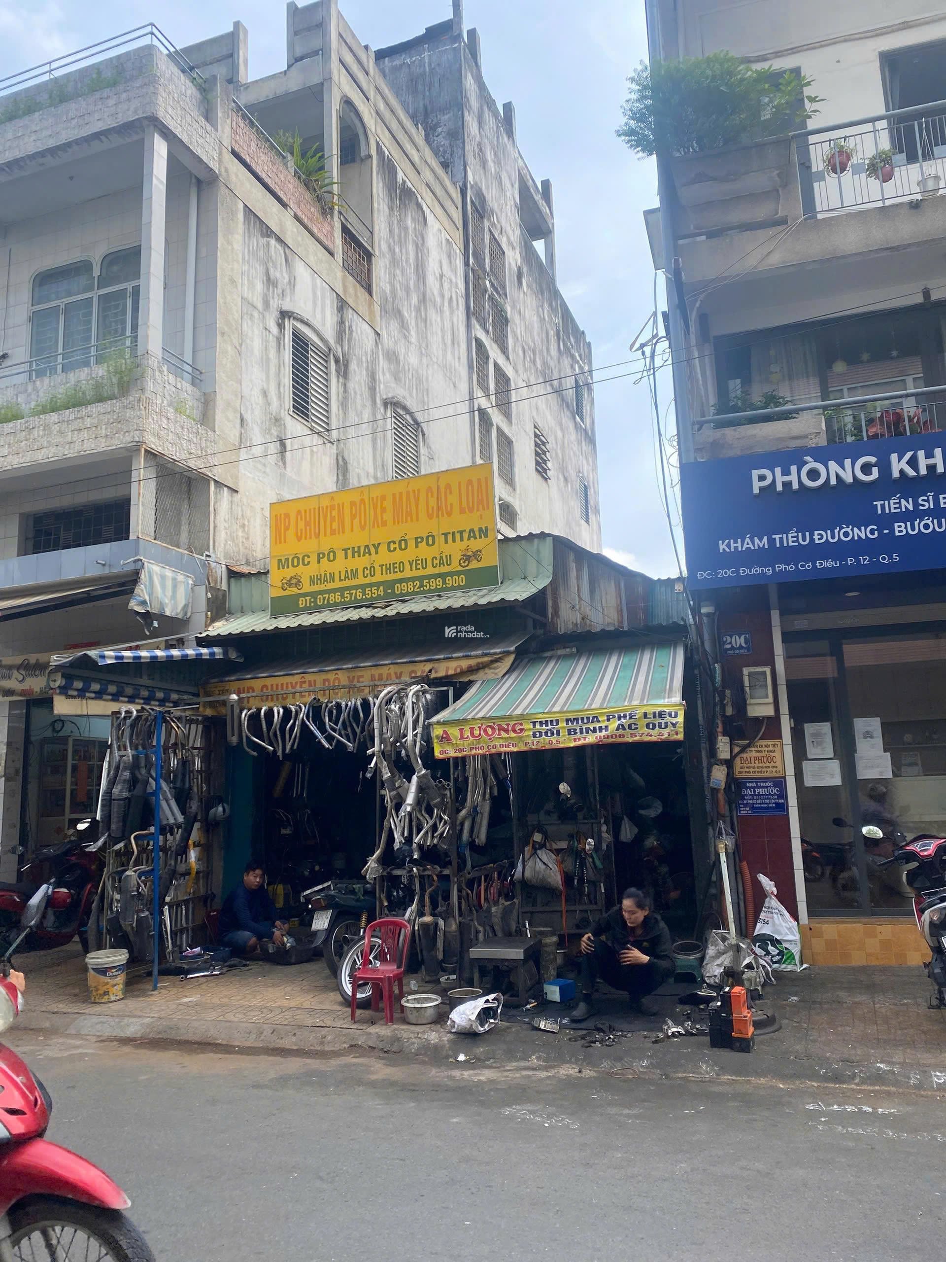 BÁN NHÀ VỊ TRÍ ĐẸP MT PHÓ CƠ ĐIỀU, Q.5_DT: 5x20m_CN:109m2_GIÁ 25 TỶ TL