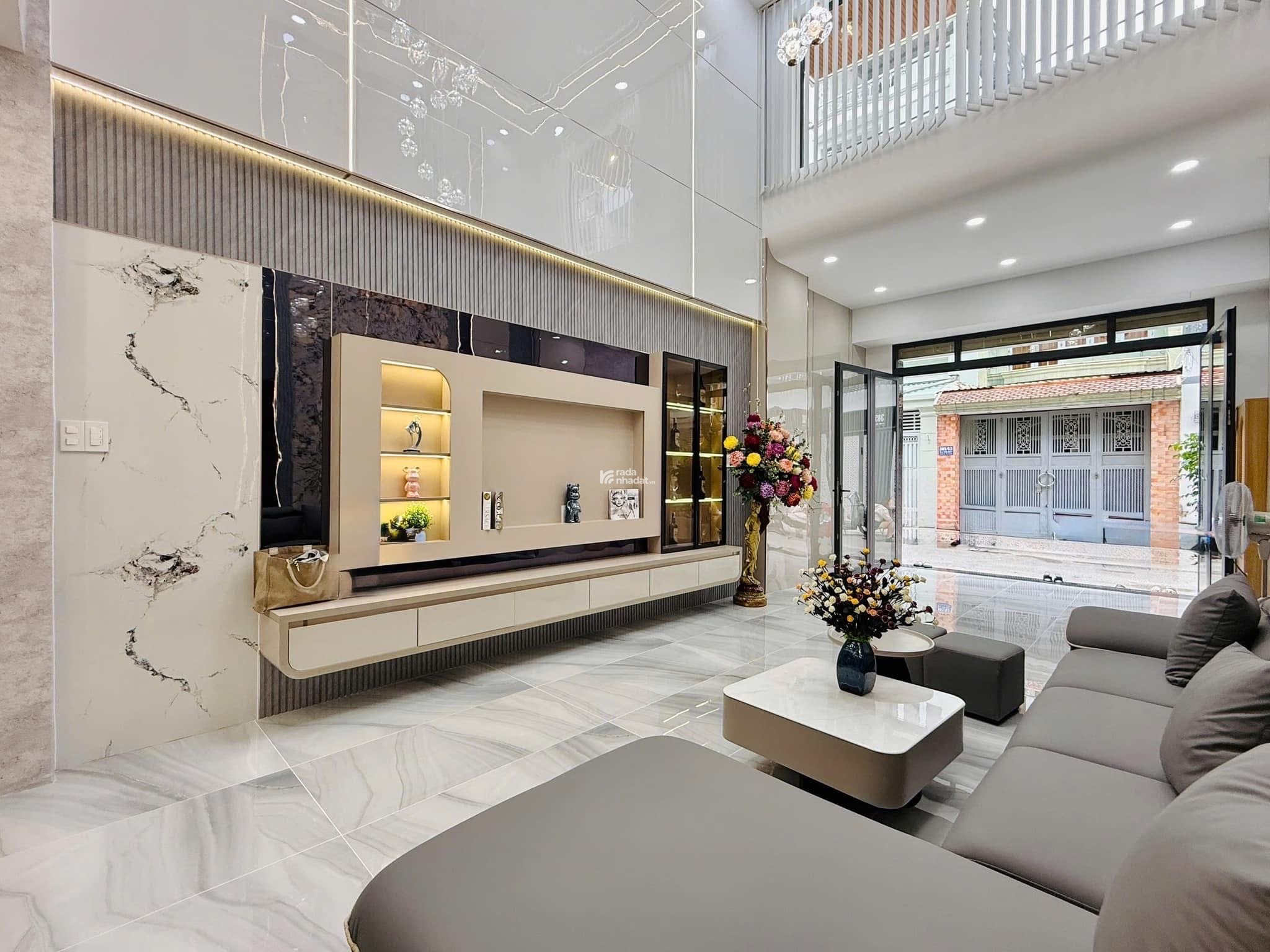 NHÀ PHỐ CHUẨN ÂU - XE HƠI NGỦ TRONG NHÀ - 5 TẦNG Đ.LÊ VĂN THỌ - FULL MỚI 100%